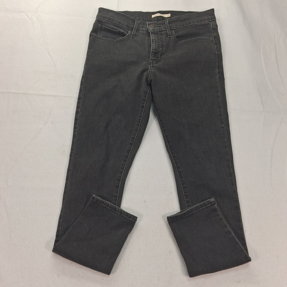 Levi's Jeans Womens 30 311 Shaping Skinny Gray Stretch Denim EUC